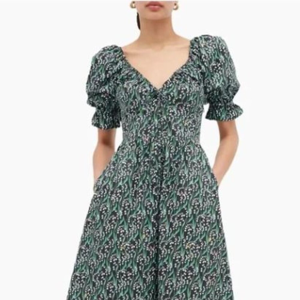 ISO:  Hill House "Ophelia" dress in Lilly of the Valley print